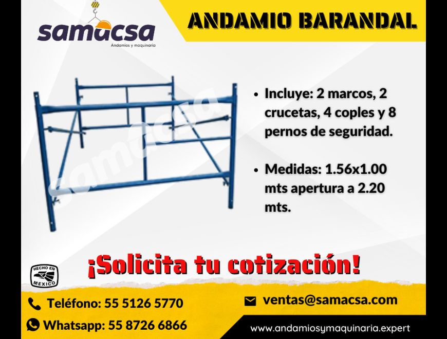 Andamio Barandal – Seguridad a Otro Nivel