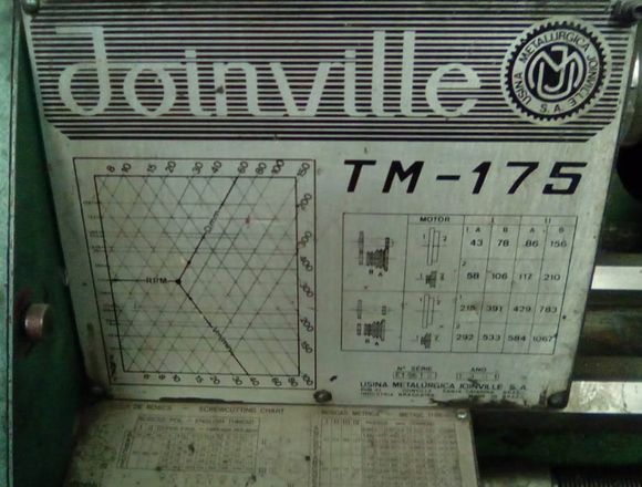 Torno Marca Joinville Modelo TM 175 en Cajeme (Municipio)