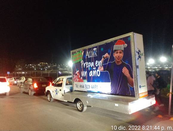 Valla móvil en San Luis Potosí en San Luis Potosí (Municipio)