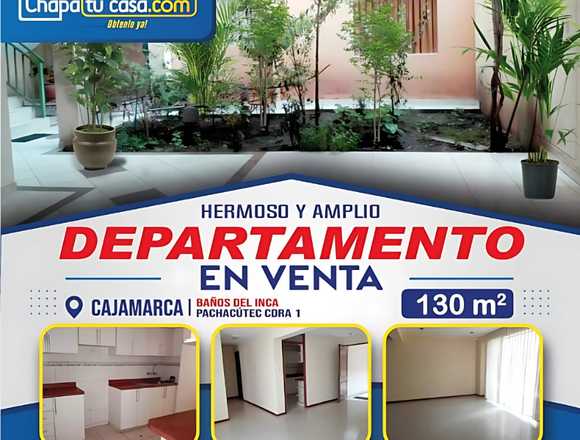 POR OCASION VENDO DEPARTAMENTO EN BAÑOS DEL INCA. en Cajamarca (Distrito)