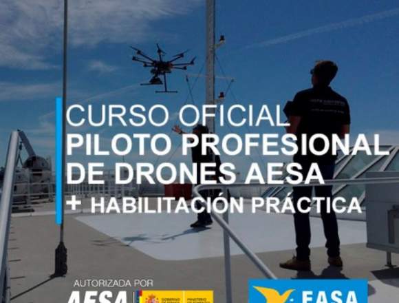 Curso Oficial Piloto Profesional de Drones - AESA