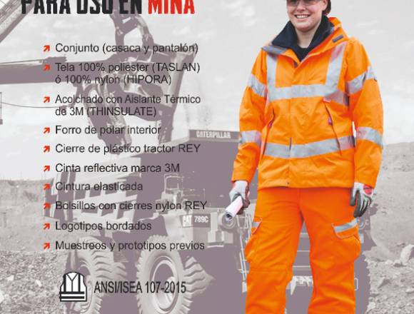 PANTALON Y CAMISA TERMINCO DRILL PARA MINA