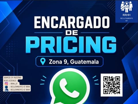 ZONA 9GT Analista - Pricing en Salcajá (Municipio)