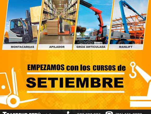 TRASEGUR PERÚ - MONTACARGAS, GRÚAS, ENTRE OTROS en Lima (Lima 1) (Distrito)