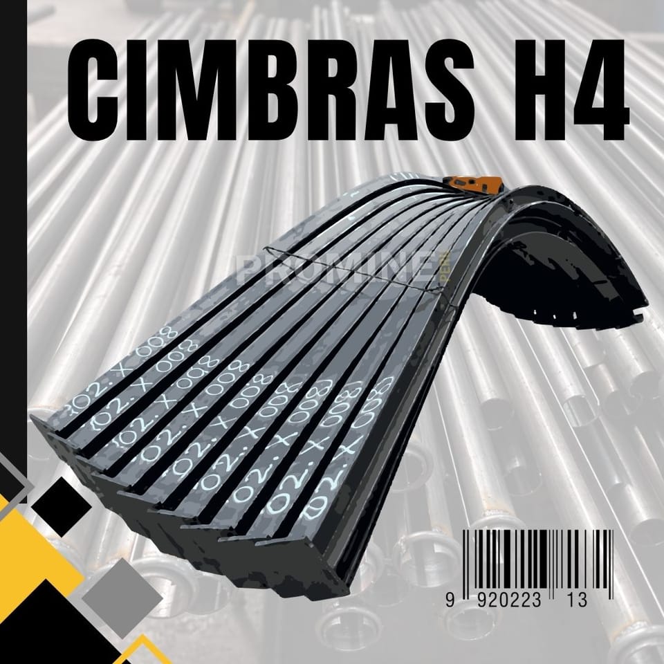 CIMBRAS EN VIGA H4 / MINERIA PERUANA / ESTRUCTURA MINERA