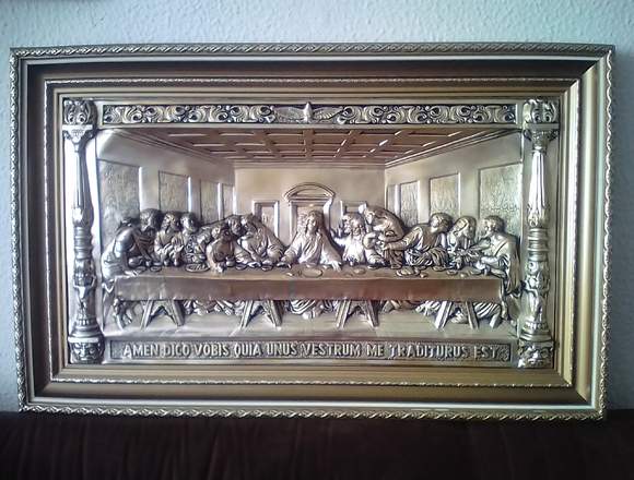 CUADRO ÚLTIMA CENA EN RELIEVE METALICO. en Bogotá, D.C. (Municipio)