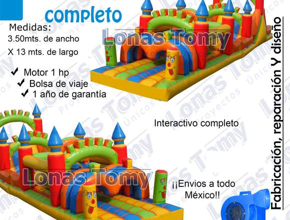 venta de inflable interactivo completo en Veracruz (Municipio)