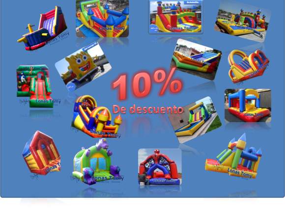 Venta de inflables promoción 10% de descuento en Veracruz (Municipio)