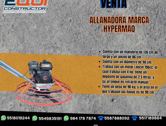 Venta de Allanadora Hypermaq en Ecatepec de Morelos (Municipio)