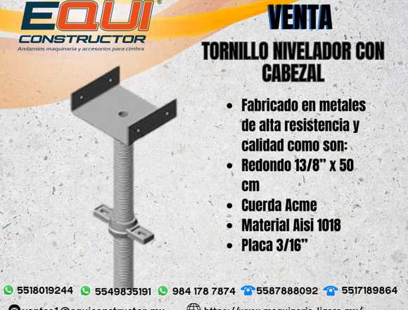 Venta de Tornillo regulador con cabezal en Ecatepec de Morelos (Municipio)