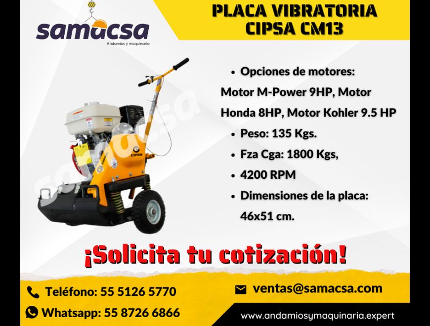 CIPSA CM13: Potencia y Precisión en Compactación en Mexicali (Municipio)