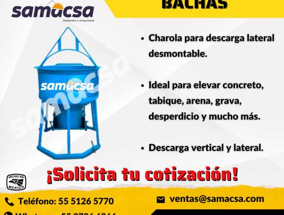Bacha Industrial para Elevación de Concreto en Durango (Municipio)