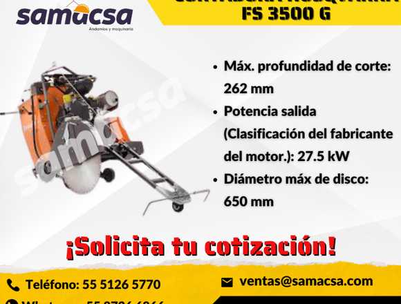 Cortadora Profesional Husqvarna Asfalto/Concreto