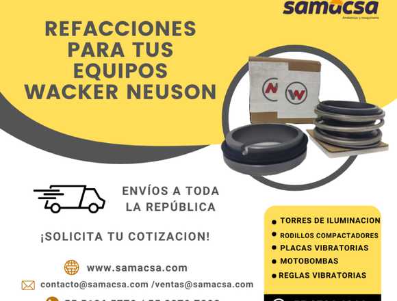 Refacciones Originales Wacker Neuson al Mejor Prec en Mexicali (Municipio)