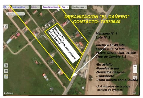 OFERTA ÚNICA DE LOTE DE TERRENO
