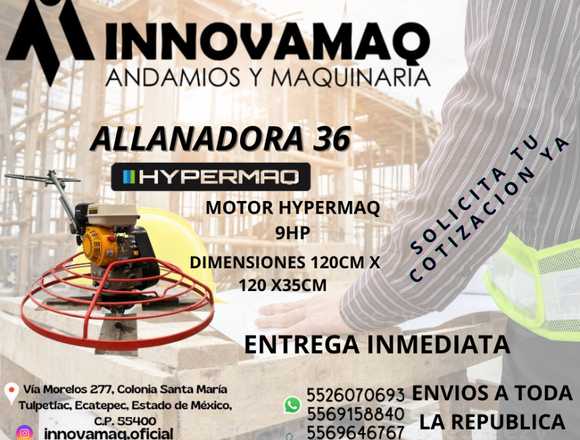 VENTA DE ALLANADORAS PARA CONCRETO
