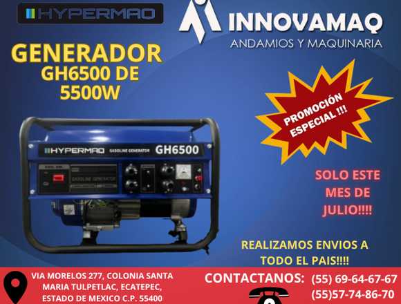 Generador Eléctrico Hypermaq GH6500