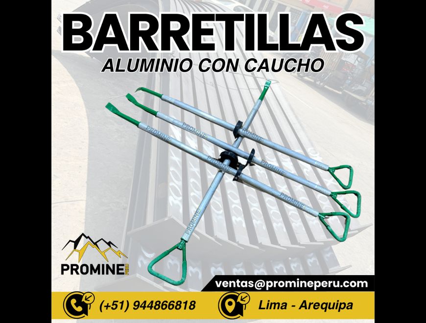 BARRETILLA ALUMINIO . CAUCHO . PROMINE . LIMA