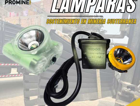 LÁMPARAS MINERAS / Modelos alámbrico e inalámbrico en Los Aquíjes (Distrito)