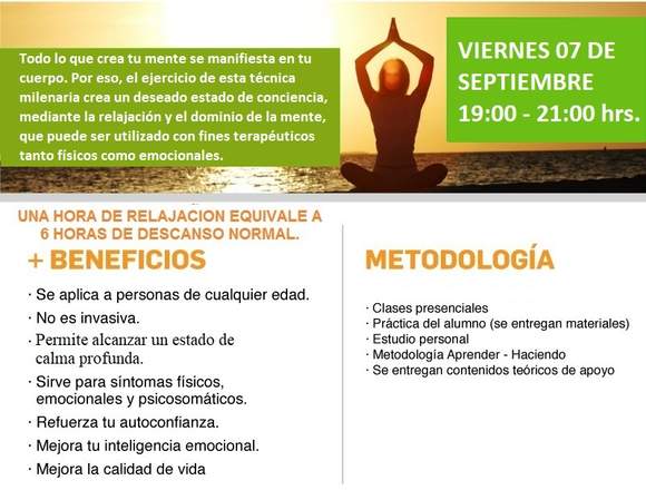Taller de meditación en Providencia (Comuna)