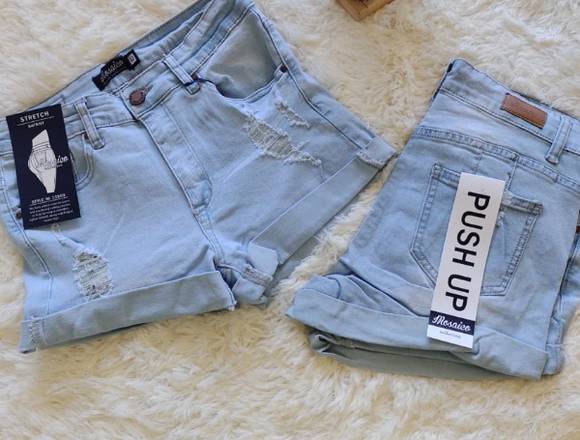 Shors de jeans push up elasticados en Independencia (Comuna)