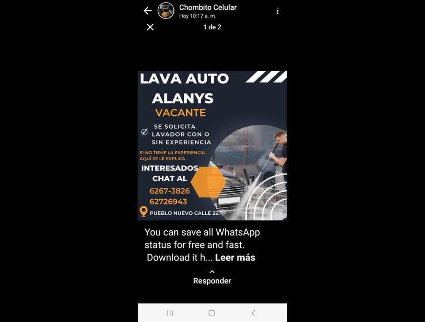 Alanys car wash nesecita lavadores en Panamá (Distrito)