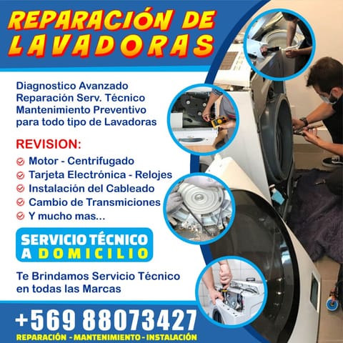Reparacion de Lavadoras a Domicilio en Calama (Comuna)