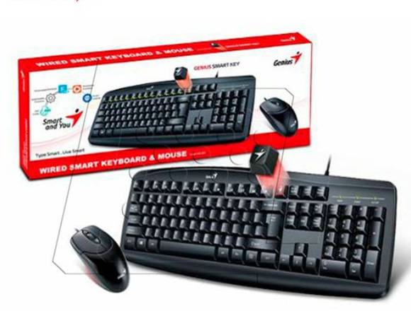 TECLADO + MOUSE GENIUS KM-200 BLACK en Huanuco (Distrito)