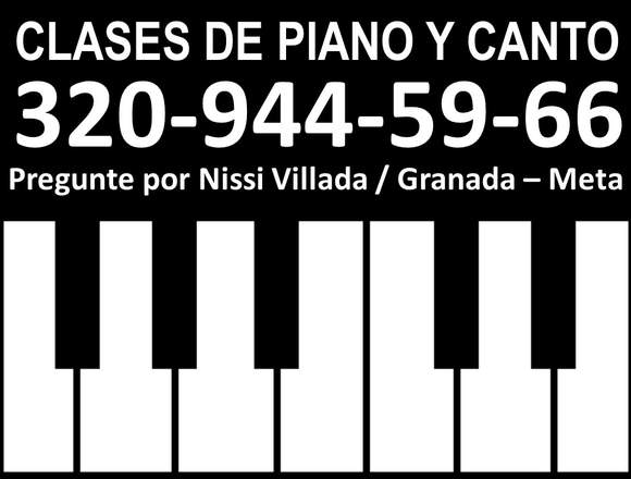 clases de piano y canto en La Calera (Municipio)