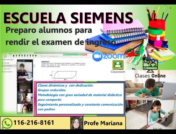Curso de ingreso a la Escuela Siemens