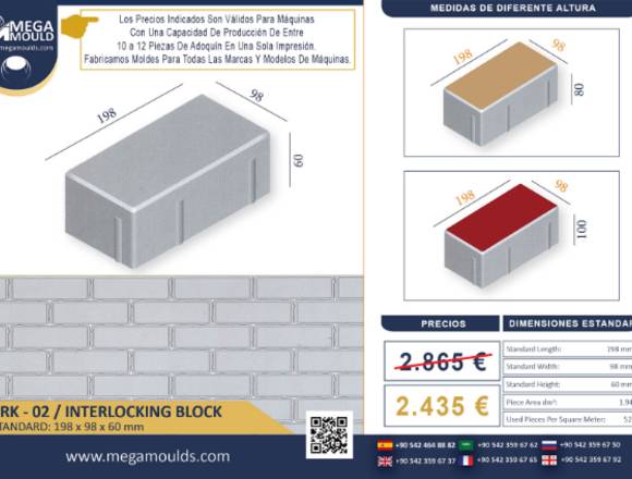 Molde para adoquines en Ciudad de Guatemala (Municipio)