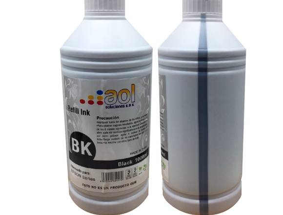 TINTA LITRO AOL BLACK en Bucaramanga (Municipio)