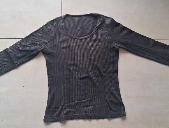 Remera Manga Larga con cuello redondo