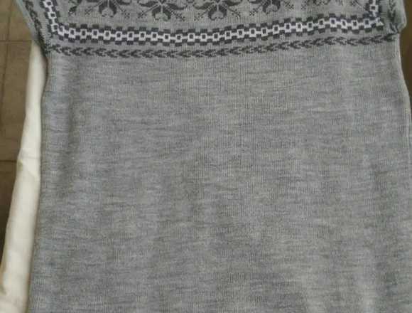 SWEATER DE LANA SIN MANGAS