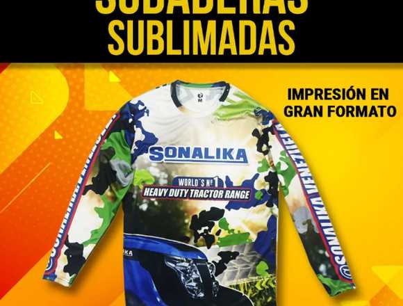 SUDADERAS SUBLIMADAS - DISEÑO PERSONALIZADO en Chacao (Municipio)