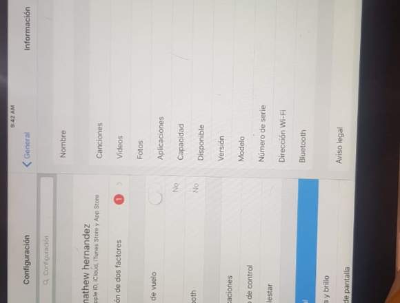 ipad 32 gb IOS 10.3.4