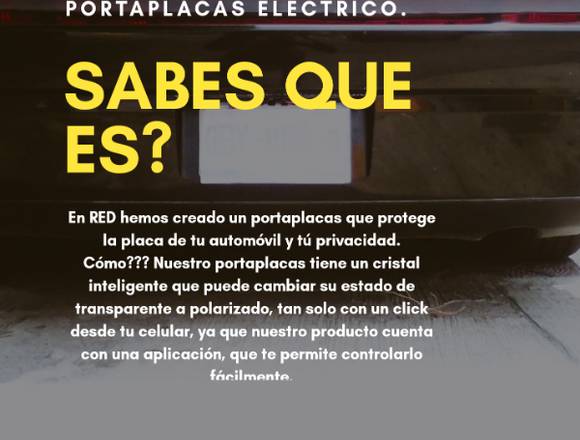Portaplacas electrónico para polarizado