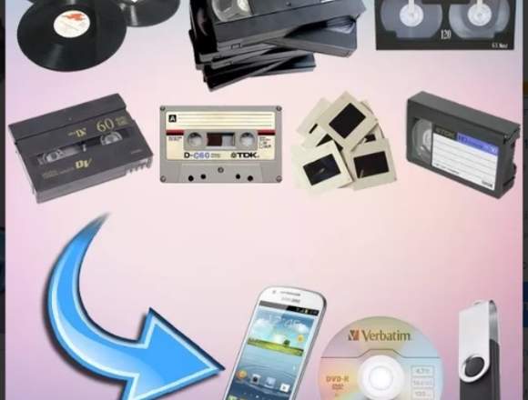 Digitalizaciòn de VHS, casetes de audio,long play en Buenos Aires (Localidad)