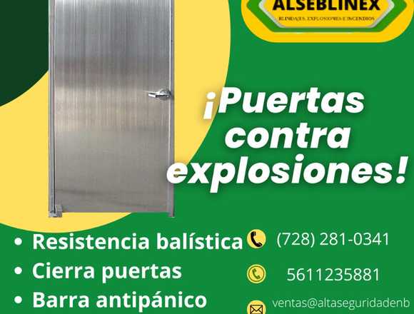 Puertas de Alta Protección Contra Explosión en Colima (Municipio)
