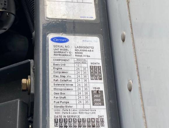 FURGON WABASH REFRIGERADO CON UNIDAD CARRIER 53FT en Guayaquil (Cantón)