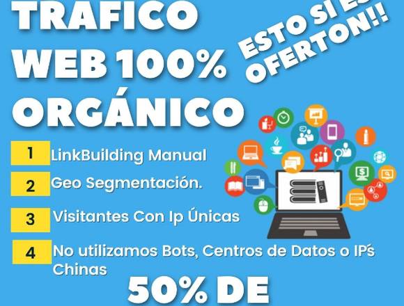 Trafico Web 100% Orgánico en San Salvador (Municipio)