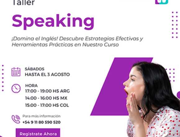 Taller de Speaking Nivel A1 Online