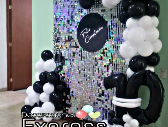 Decoraciónes con Globos Para Fiestas