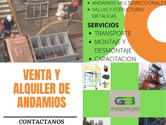 GRUPO BEA-ANDAMIOS NORMADOS/CERTIFICADOS en Independencia (Lima 28) (Distrito)
