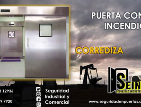 PUERTA CONTRA INCENDIO CORREDIZA (120 MIN) en Navojoa (Municipio)