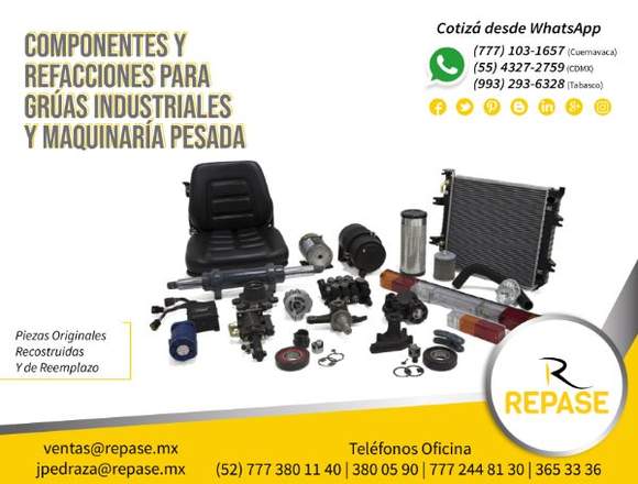 COMPONENTES Y REFACCIONES PARA GRÚAS INDUSTRIALES en Mérida (Municipio)