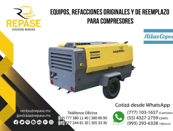 REFACCIONES PARA COMPRESORES ATLASCOPCO en Durango (Municipio)