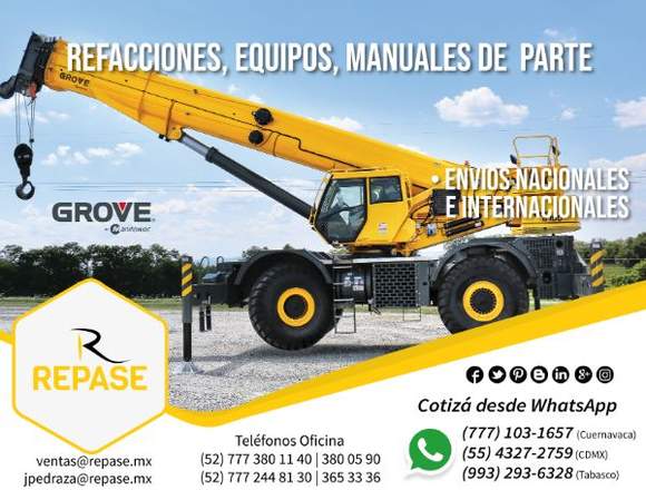 REFACCIONES, EQUIPOS PARA GROVE en Mérida (Municipio)