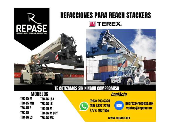 REFACCIONES PARA REACH STACKER TEREX en Mérida (Municipio)