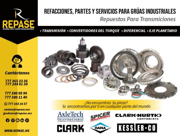Repuestos para transmisiones en Tabasco (Municipio)